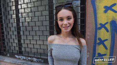 GOTFILLED Cumming inside tiny hottie Liz Ocean - hotmovs.com