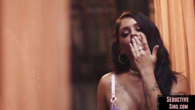 Inked cutie hard doggystyled by lover - hotmovs.com