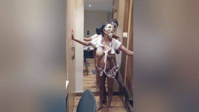 Desi Bhabhi Fuck With Hubbys In Desi Style - desi-porntube.com - India