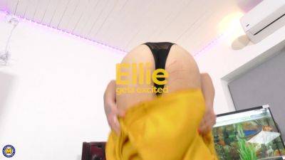 Milf Ellie Gets Excited And Starts Playing - hotmovs.com