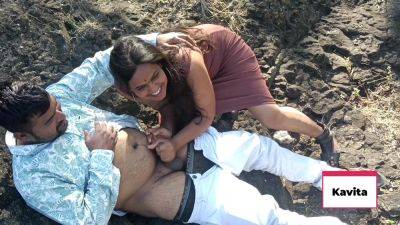 Real Close Up Cum In Mouth In Jungle And Dirty Blowjob Outdoor And Kissing Hot Sex And Doggystyle Fu - desi-porntube.com - India