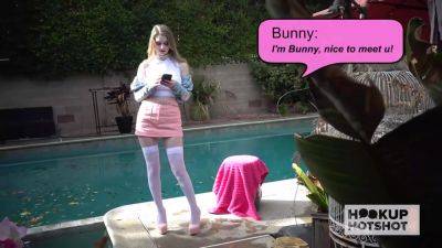 Stacked Blonde Bunny Colby Gets Her Pink Holes Wrecked Raw - hotmovs.com