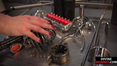 Dominatrix inserts objects on incels ass - hotmovs.com