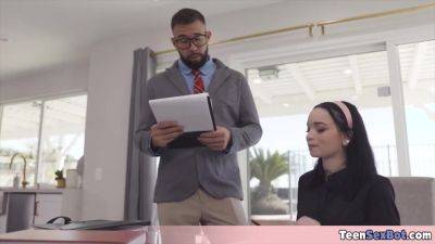 Petite Teen 18+ Has A Crush On Her Mentor - hotmovs.com