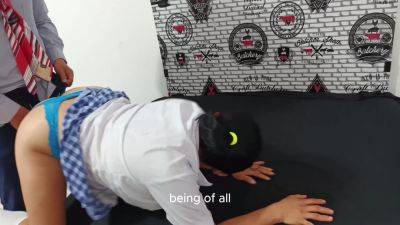 Lessons - Teacher Fucks His Student 18+ At Home - desi-porntube.com - India