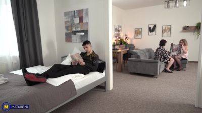 My Stepmom And Her Best Friend, Joanne And Ronnie Seduce Me In A Curvy Threesome - hotmovs.com - Czech Republic