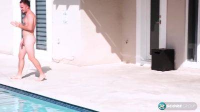 Marina Morris In Sucking And Fucking By The Pool - hotmovs.com