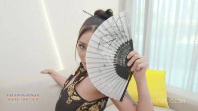 P-Sluts Vol.51 starring Sexy Geisha Vitoria Beatriz plays with - hotmovs.com