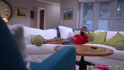 Asian Stepbrats Sneaky Blindfold Trick On Stepdads Massive Cock - Lulu Chu And Peter Fitzwell - hotmovs.com