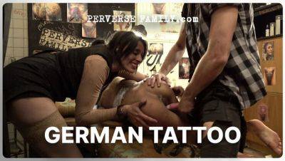 Brittany Bardot - Anna De-Ville - George Uhl - Anna De Ville - German Tattoo Family Fuck: Anna de Ville Rough Anal & Deep Throat with George Uhl - xxxfiles.com - Germany - Britain
