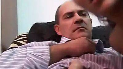 Dirty Teen Stepdaughter Threesome with Daddy and Friend Creampie - porntry.com - Italy