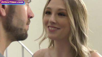 21yo bisex babe pussydrilled in 3some - hotmovs.com