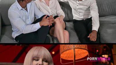 Cute Blonde Waitress Eliz Benson Hooks Up With BBC Strangers For DP Slamming GP3108 - hotmovs.com