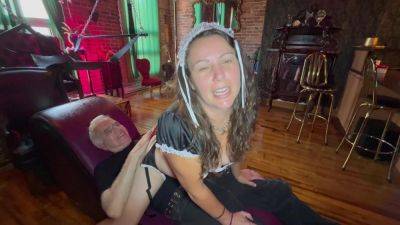 Submissive Grandpa Licks Dominant Maids Asshole Clean - hclips.com