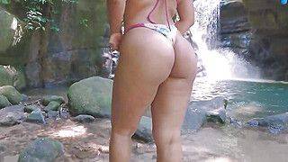 Amateur couple homemade had real hookup at the waterfall. Big arse and fat jizz-shotgun made it dirty. - ah-me.com