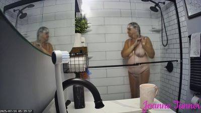 Found Hidden Cam Footage of My Mom Mrs. Joanne Tanner the Real Public Schoolteacher in the Shower on my Dad's Computer 8 - upornia.com