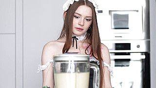 Fucked Slutty Maid and Fed Her Cum - ah-me.com