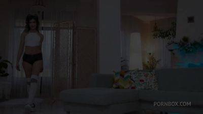 HARDCORE GANGBANG! Skinny and beautiful body teen Megan Love - hotmovs.com