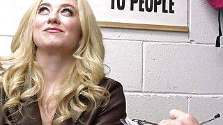 She pays for the tiny bikini with her tight juicy pussy - ah-me.com