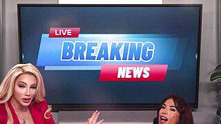 Adira Allure - Reading the news while being sucked off - ah-me.com