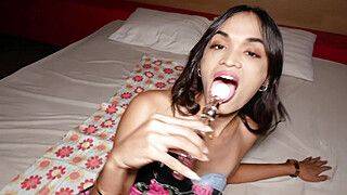 Super cute Asian ladyboy teen POV anal - ah-me.com