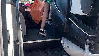 Katty West - Crazy Man Takes Out His Cock On Public Bus - But Girl Doesn't Lose Her Head And Helps Him Cum - ah-me.com