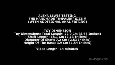 Alexa Lewis Testing The Handmade Impaler Size M (With Additional - hotmovs.com