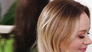 Massage trainee ends up in threesome - ah-me.com