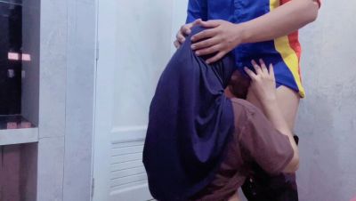 Indonesian Hijab Teen Fucked Hard in Public Toilet - Homemade HD - porntry.com - Indonesia - Malaysia