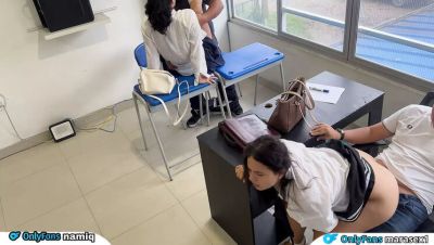 Happy Ending - Classroom Sex with Teacher - Student Fucks Hot Colombian MILF in POV Creampie - veryfreeporn.com - Colombia