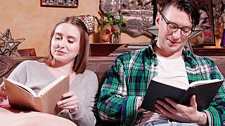 Laney Grey - Girlfriend giving her bf her 1st blowjob - ah-me.com