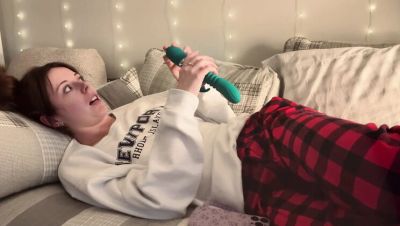 Cream - Step Sister Nadia Foxx Fingering and Vibrator Solo Masturbation Orgasm - porntry.com - Britain