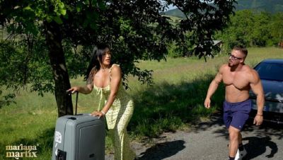 Mariana Martix - Big Ass Latina Mariana Martix Fucked Hard by Muscular Italian Man Outdoor - veryfreeporn.com - Italy - Spain - Colombia