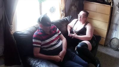 Part 1: Domina Satana Sissifies Slave Andrew in Kinky Femdom Interview - Mature BBW BDSM - porntry.com - Britain