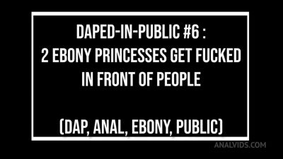 Daped-In-Public #6 : 2 Ebony Princesses Get Fucked At The Beach - hotmovs.com