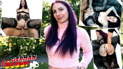 German Scout Picks Up Inked MILF Devil Akita For First Casting Fuck - Long Labia & Squirting Orgasm - porntry.com - Germany