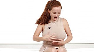 He Cummed Hard On Those Tits - Red Eviee - ah-me.com