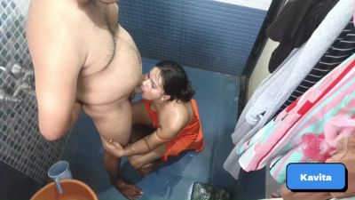 Bathroom Hot Romantic Sex Enjoying Couple In Shower - desi-porntube.com - India