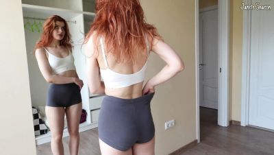 Fast Hard Fucking My Stepsister in Wardrobe While Trying Her Dress - Deep Throat & Cum in Mouth - veryfreeporn.com
