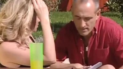 David Perry - Hairy Pussy Anal Fucking in the Garden with Angelina Crow - xxxfiles.com