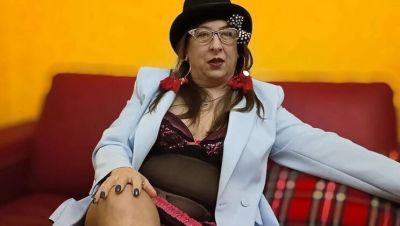 Veronica Rossi Official - Italian MILF with Huge Booty Masturbates in Glasses Homemade Solo - xxxfiles.com - Italy