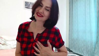 Amateur MILF Angela Lady's Big Natural Tits & Moans Lead to Orgasm Under Table POV - porntry.com - Russia