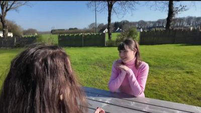 Analeya's crazy excitement in her hot threesome... - Jacquie et Michel TV - hotmovs.com - France