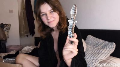 Amateur Scottish Teen EveYourApple Hot Summer Toy Haul - Glass Dildo & BBC Anal Solo Play - veryfreeporn.com - Britain - Scotland