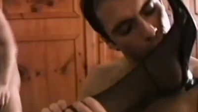 Classy Foursome with Federica Tommasi & Giorgio Grandi - Vintage Threesome Turns Foursome, Big Tits, Stockings, Eating Pussy, HD Retro Movie - veryfreeporn.com - Italy