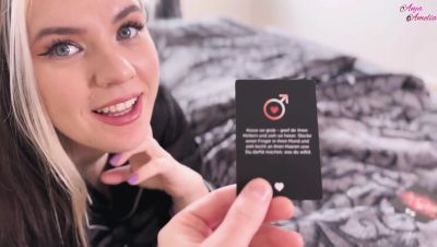 German Teen Anja Amelia Kinky Game Surprise Creampie Ending - porntry.com - Germany
