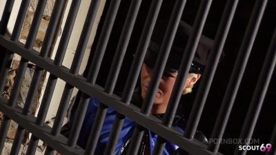Intense Lesbian Cosplay Roleplay with Anna Lovato and Natasha Marley in Prison - hotmovs.com