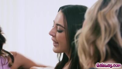 Ella Reese - Lilly Bell - Lesbian Friends Flirting - Lilly Bell, Ella Reese And Charlotte Sins - hotmovs.com