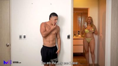 Monique Fuentes - Stepmom Monique Fuentes Sucks Big Cock To Keep Secret From Stepdad - Max Betancur - xxxfiles.com - Spain - Colombia