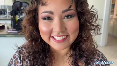 BTS Teaser - Novice BBW Peachie Garcia Tries a BBC - Coming 10-31-2025 - hotmovs.com